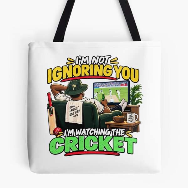 Item preview, Funny Cricket Fan – I'm Not Ignoring You designed and sold by mygiftideas.