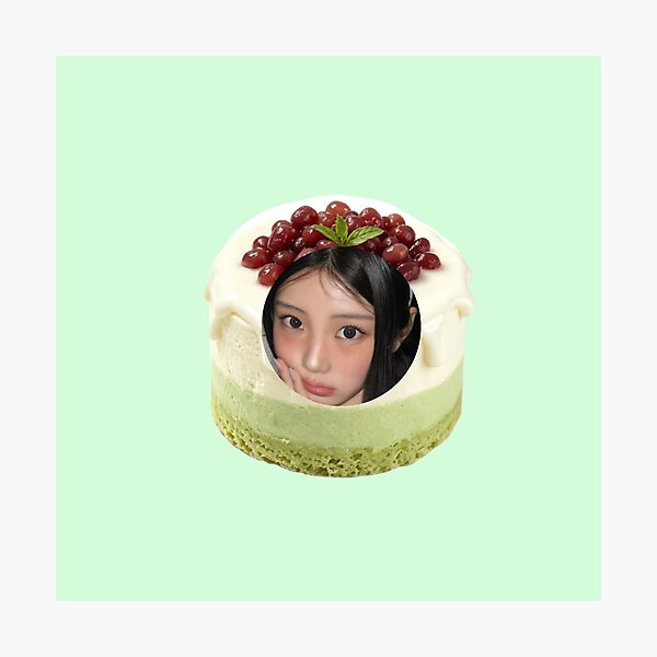 Item preview, ILLIT Wonhee cake sticker designed and sold by hyukaria.kpop.