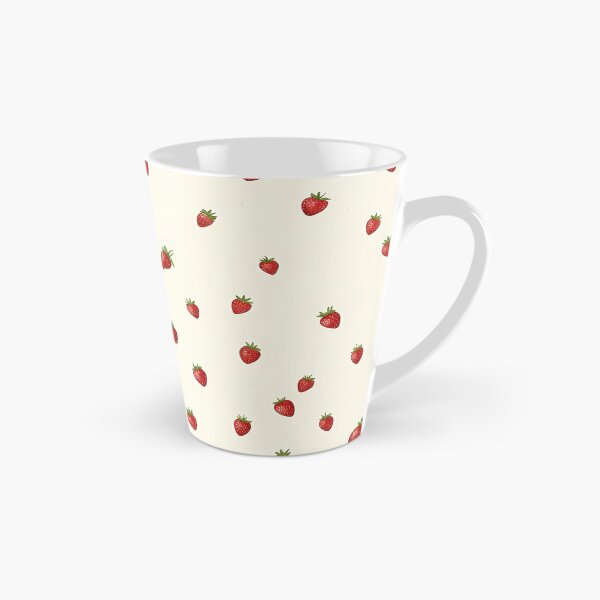 Item preview, Cute Strawberry Frog & Cream Pie Pattern designed and sold by zenjiinspired.