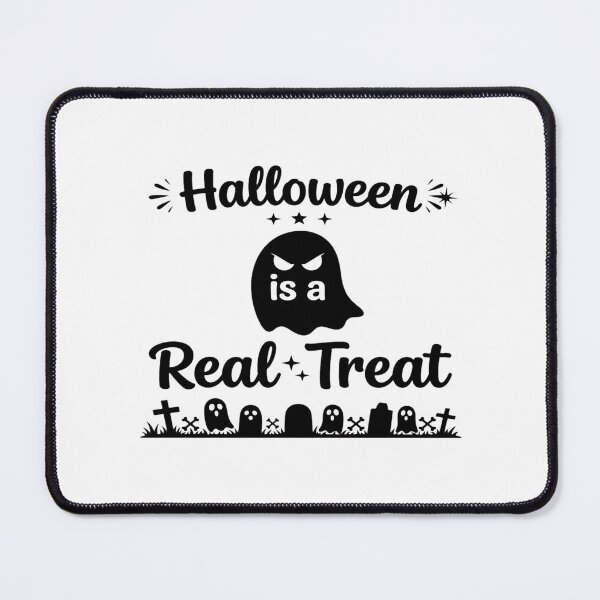 Item preview, Halloween Is A Real Treat Funny Ghost Design designed and sold by Custom Crest.