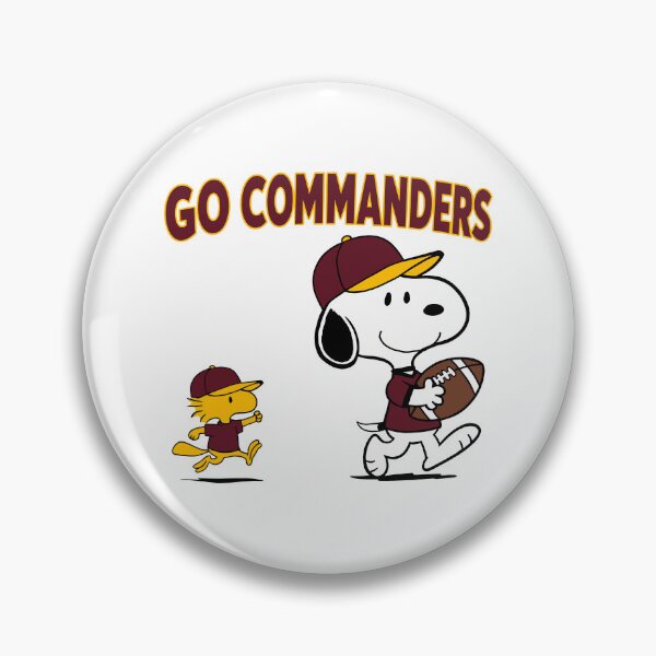 Item preview, Snoopy & Woodstock Washington Commanders Football Retro F618 designed and sold by GLUVY-THEME.