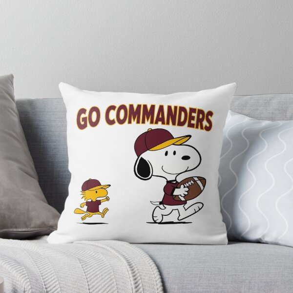Item preview, Snoopy & Woodstock Washington Commanders Football Retro F618 designed and sold by GLUVY-THEME.