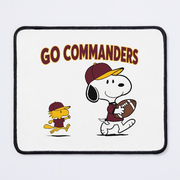 Item preview, Snoopy & Woodstock Washington Commanders Football Retro F618 designed and sold by GLUVY-THEME.