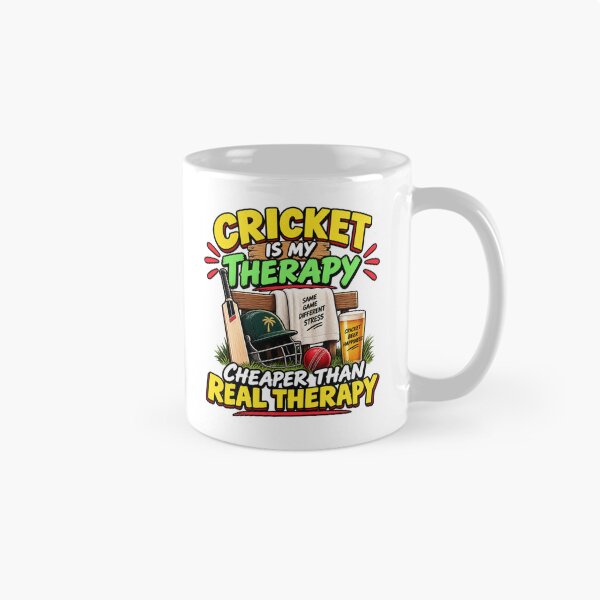 Item preview, Funny Cricket Gift – Cricket Is My Therapy designed and sold by mygiftideas.