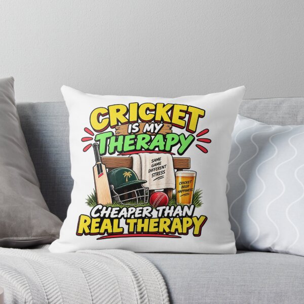 Artikelvorschau, Lustiges Cricket-Geschenk – Cricket ist meine Therapie entworfen und verkauft von mygiftideas.