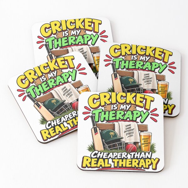 Item preview, Funny Cricket Gift – Cricket Is My Therapy designed and sold by mygiftideas.