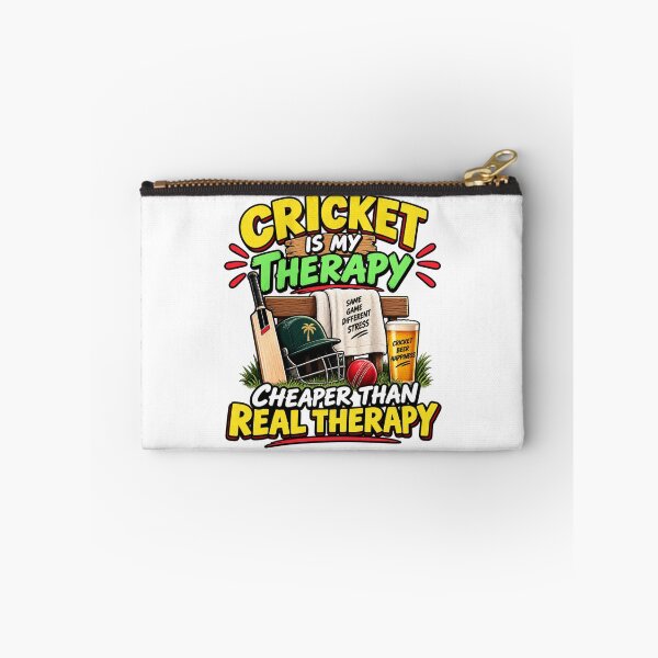 Item preview, Funny Cricket Gift – Cricket Is My Therapy designed and sold by mygiftideas.