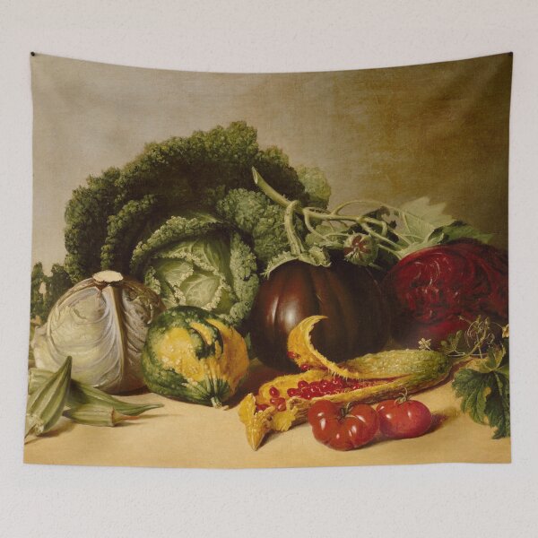 Item preview, Still Life: Balsam Apple and Vegetables by James Peale designed and sold by LoveSeasonz.