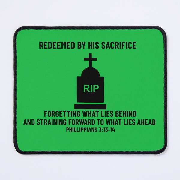 Item preview, REDEEMED BY HIS SACRIFICE...GOOD BYE TO THE OLD ME AND MY OLD WAYS CHRISTIAN APPAREL designed and sold by VFamDesigns.
