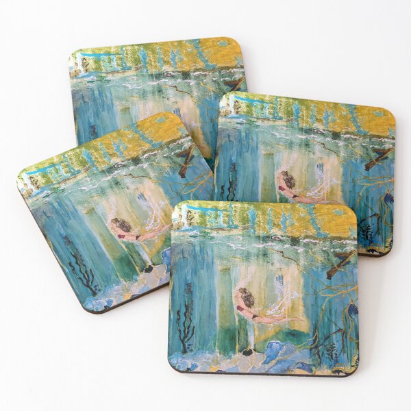 Item preview, Bathing woman enjoying underwater world  designed and sold by MiraBlue.