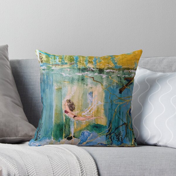Item preview, Bathing woman enjoying underwater world  designed and sold by MiraBlue.