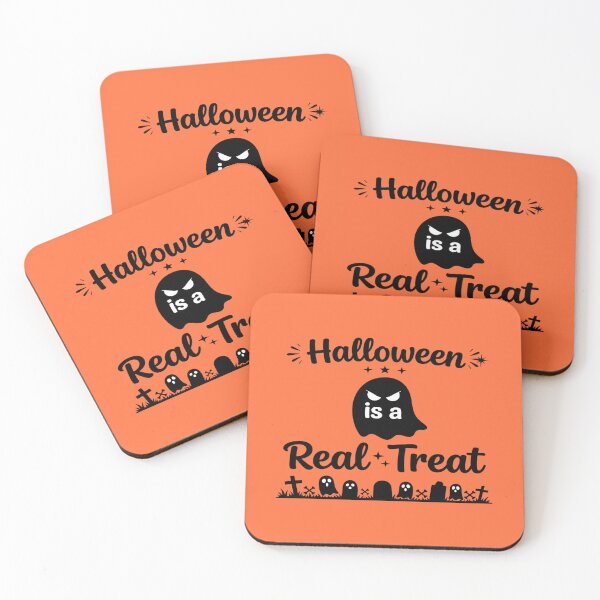 Item preview,  Halloween Is A Real Treat Funny Ghost Design designed and sold by Custom Crest.
