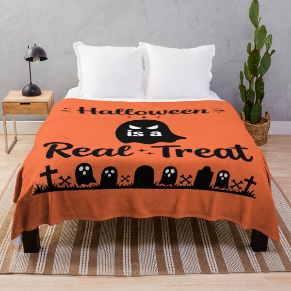 Item preview,  Halloween Is A Real Treat Funny Ghost Design designed and sold by Custom Crest.