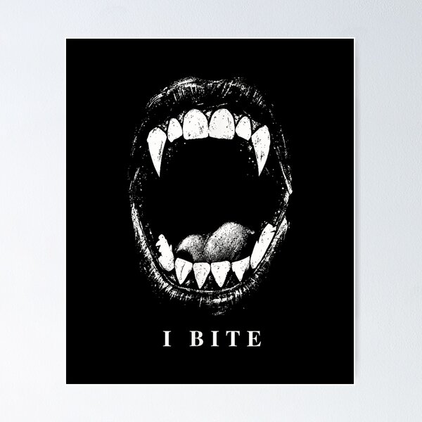 Item preview, Vampire Teeth Bite designed and sold by VickyKuhnart.