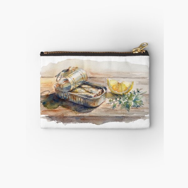 Item preview, Vintage Watercolour Sardine Tin Art designed and sold by made by Golightly x.