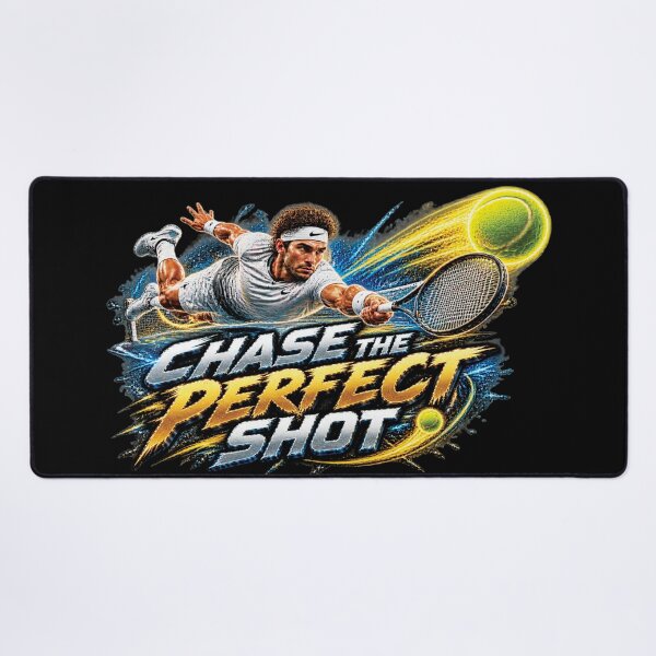 Item preview, Chase The Perfect Shot | Tennis Motivation Player Gift designed and sold by M. Mamdouh Artworks.