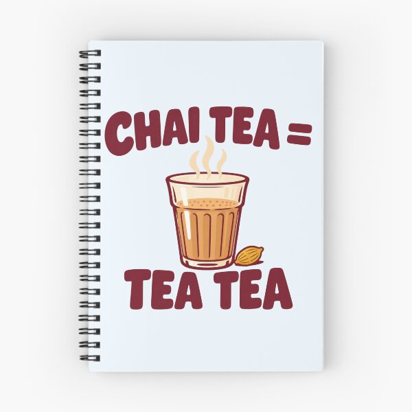 Item preview, Chai Tea = Tea Tea Funny Desi Cutting Chai Joke designed and sold by Fanverse Merchandise.