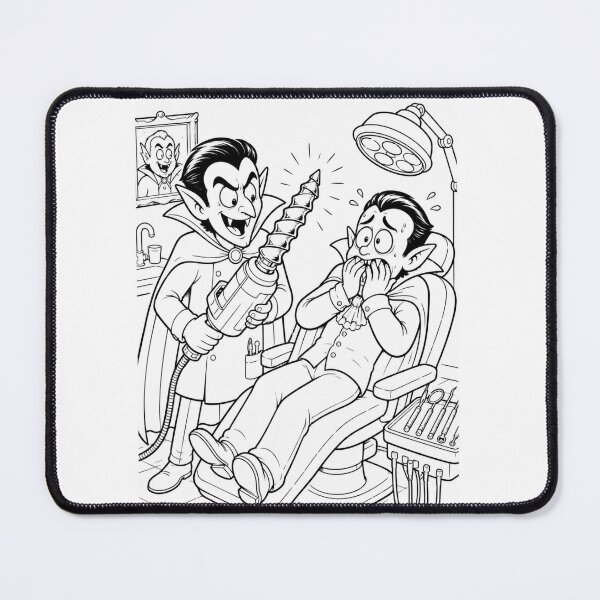Item preview, Vampire Dentist Funny Fang Repair Disaster designed and sold by ComedyInkFactor.