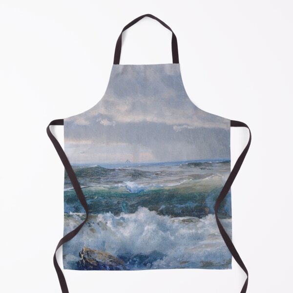 Item preview, Surf on Rocks by William Trost Richards (colour retouched) designed and sold by LoveSeasonz.