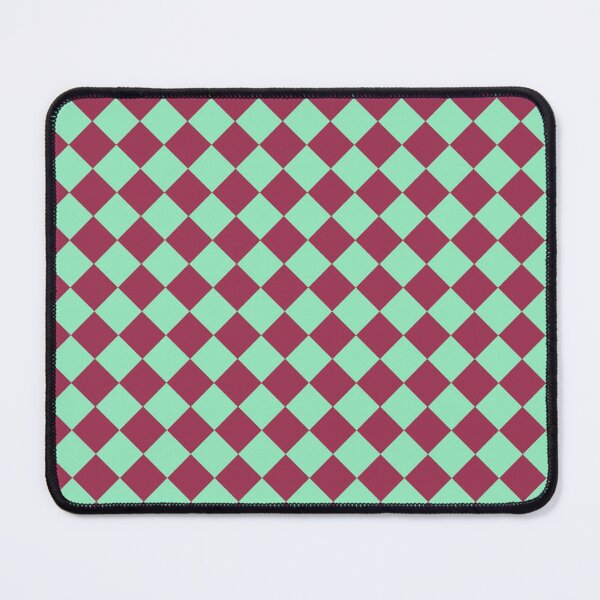 Item preview, Checker Diamond Pattern Green Purple designed and sold by ArtbyDebbieC.