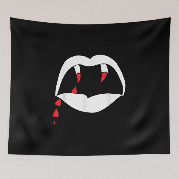 Item preview, Vampire Teeth Lips designed and sold by VickyKuhnart.