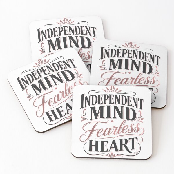 Item preview, Independent mind fearless heart designed and sold by geetacreation.