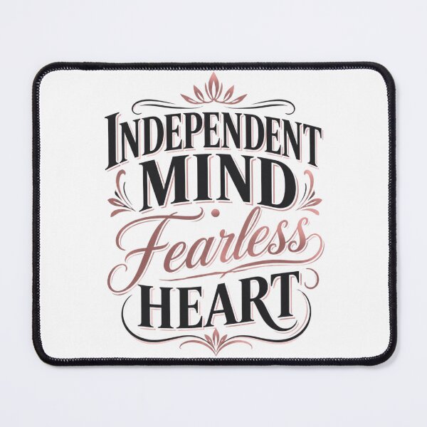 Item preview, Independent mind fearless heart designed and sold by geetacreation.