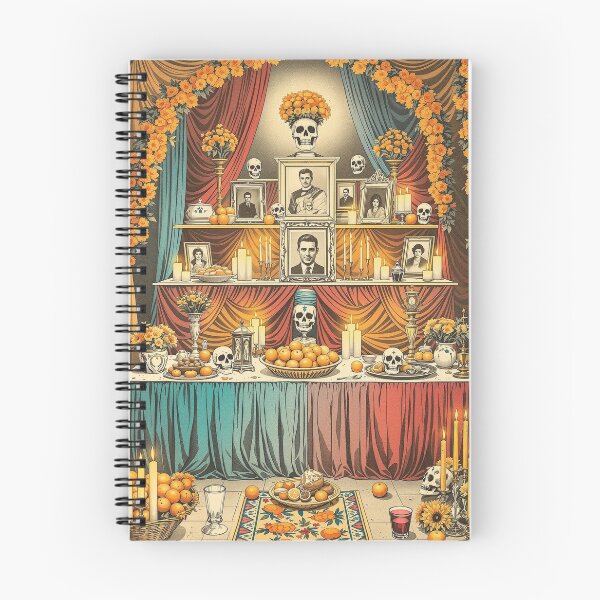 Item preview, Family Ofrenda Altar, Day of the Dead Wall Art designed and sold by GildedFolio.