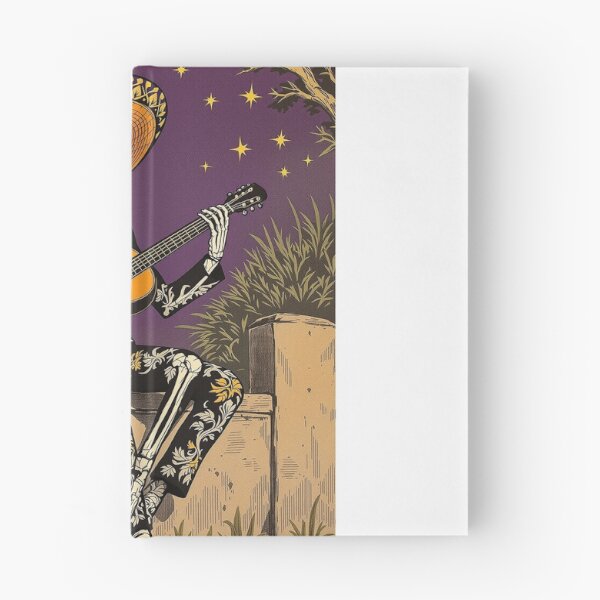 Item preview, Skeleton Mariachi Under the Stars, Day of the Dead Art designed and sold by GildedFolio.