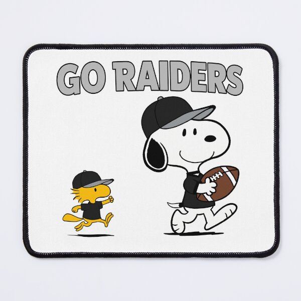 Item preview, Snoopy & Woodstock Las Vegas Raiders Football Retro F621 designed and sold by GLUVY-THEME.