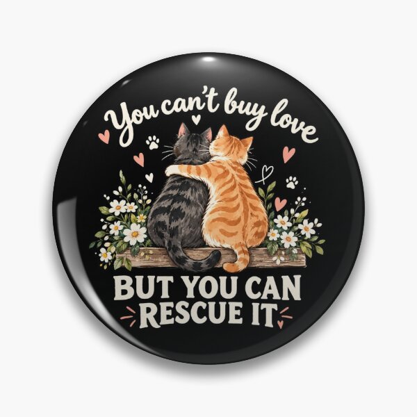 Item preview, Rescue Cat, Cat Lover, Pet Adoption, Shelter Cat, Animal Rescue Gift designed and sold by Quiajia.