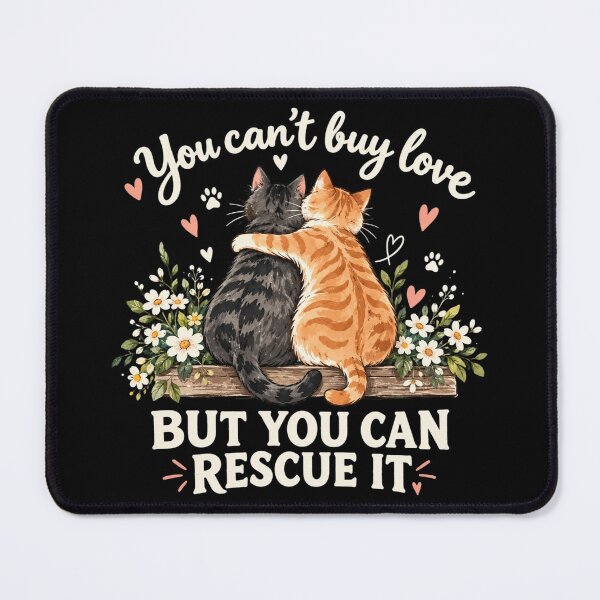 Item preview, Rescue Cat, Cat Lover, Pet Adoption, Shelter Cat, Animal Rescue Gift designed and sold by Quiajia.