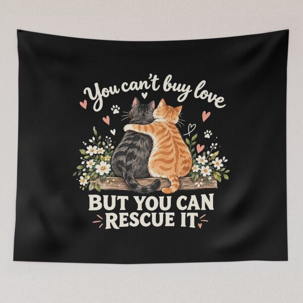 Item preview, Rescue Cat, Cat Lover, Pet Adoption, Shelter Cat, Animal Rescue Gift designed and sold by Quiajia.