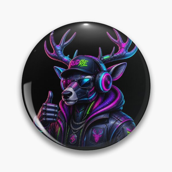 Item preview, Futuristic Mecha Cyborg Reindeer Graphic designed and sold by LazyDayzCo.