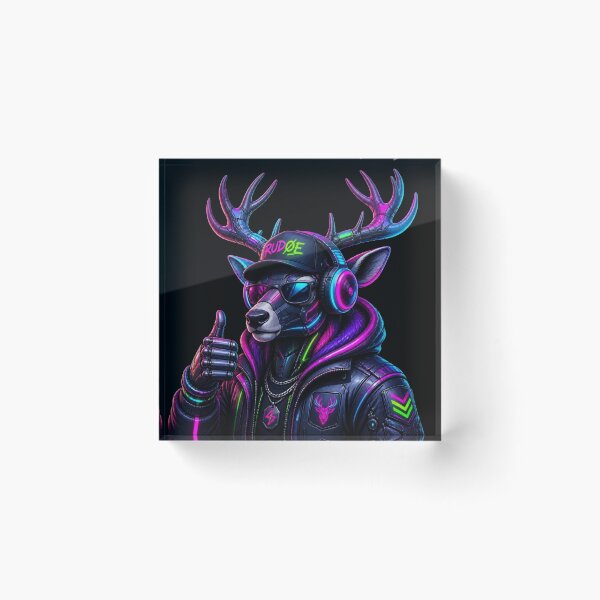Item preview, Futuristic Mecha Cyborg Reindeer Graphic designed and sold by LazyDayzCo.