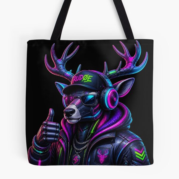 Item preview, Futuristic Mecha Cyborg Reindeer Graphic designed and sold by LazyDayzCo.
