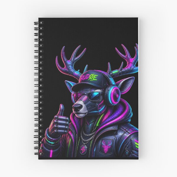 Item preview, Futuristic Mecha Cyborg Reindeer Graphic designed and sold by LazyDayzCo.
