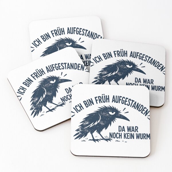 Item preview, I got up early – there wasn't a worm yet. designed and sold by ZoodleCo.