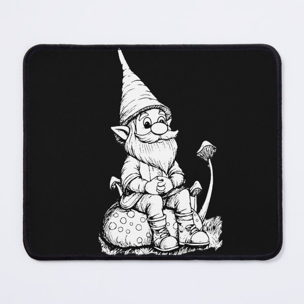 Item preview, Gnome with Mushrooms designed and sold by ViaARTfactory.