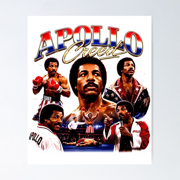Item preview, Apollo Creed Living In America - Patriotic Boxing Fourth Of July America Usa Fighter designed and sold by daelyn-beardsl.