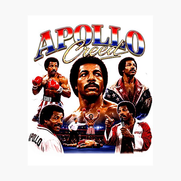 Item preview, Apollo Creed Living In America - Patriotic Boxing Fourth Of July America Usa Fighter designed and sold by daelyn-beardsl.