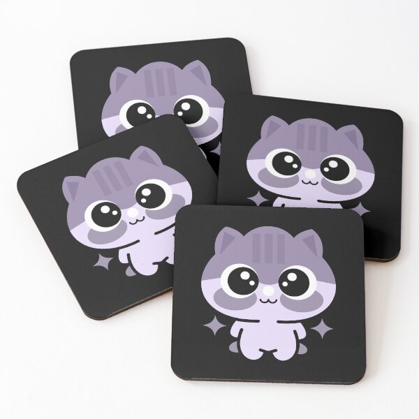 Item preview, Cute Purple Kawaii Kitten With Sparkles designed and sold by AhmedZouita.