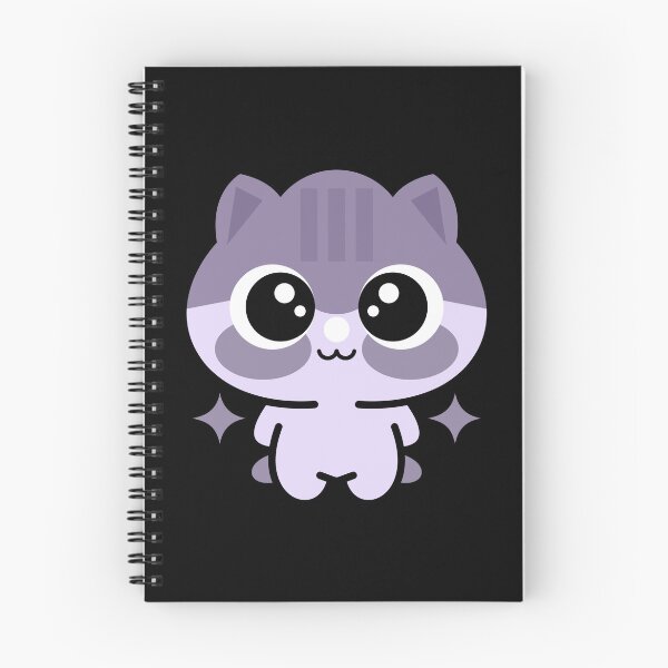 Item preview, Cute Purple Kawaii Kitten With Sparkles designed and sold by AhmedZouita.