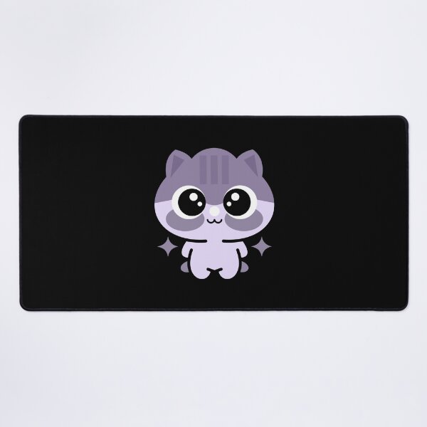 Item preview, Cute Purple Kawaii Kitten With Sparkles designed and sold by AhmedZouita.
