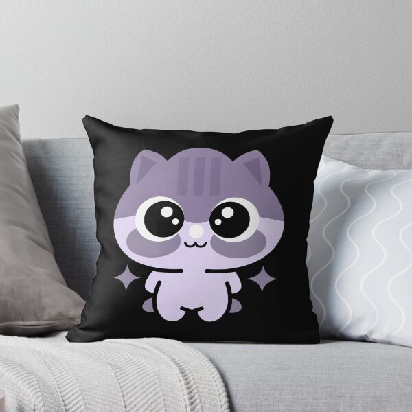 Item preview, Cute Purple Kawaii Kitten With Sparkles designed and sold by AhmedZouita.