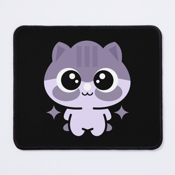 Item preview, Cute Purple Kawaii Kitten With Sparkles designed and sold by AhmedZouita.