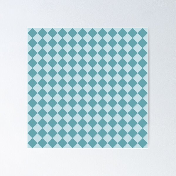 Item preview, Checker Diamond Pattern blue designed and sold by ArtbyDebbieC.