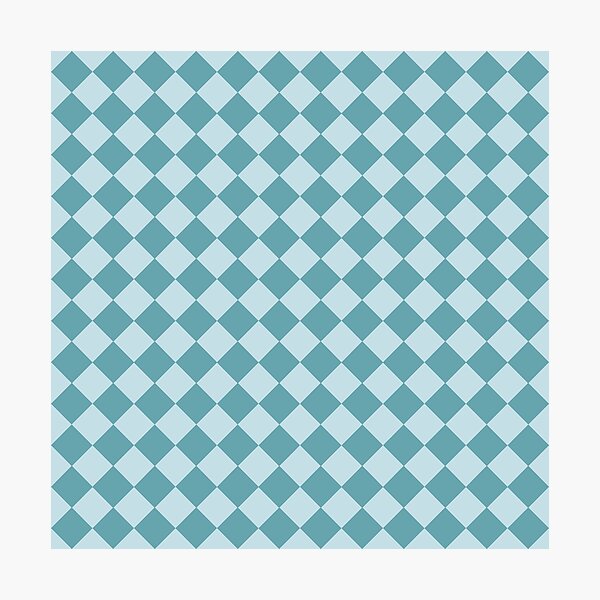 Item preview, Checker Diamond Pattern blue designed and sold by ArtbyDebbieC.
