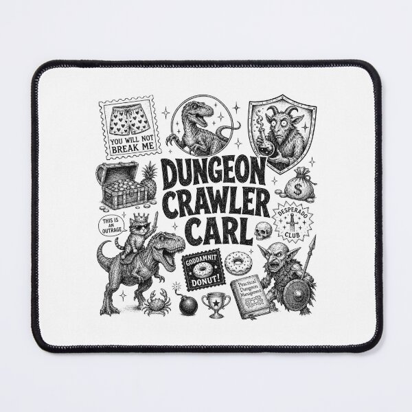 Item preview, Dungeon Crawler Carl designed and sold by Ctrl+AltGalaxy.