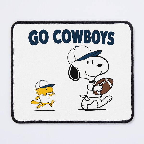 Item preview, Snoopy & Woodstock Dallas Cowboys Football Retro F623 designed and sold by GLUVY-THEME.